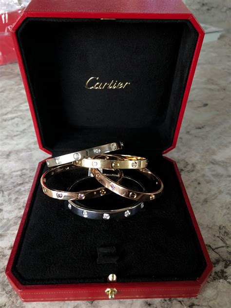 cartier love bracelet box replica|authentic used cartier love bracelet.